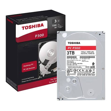 ฮารดดสก Toshiba HDD 3TB 7200rpm 64MB P300 3Year