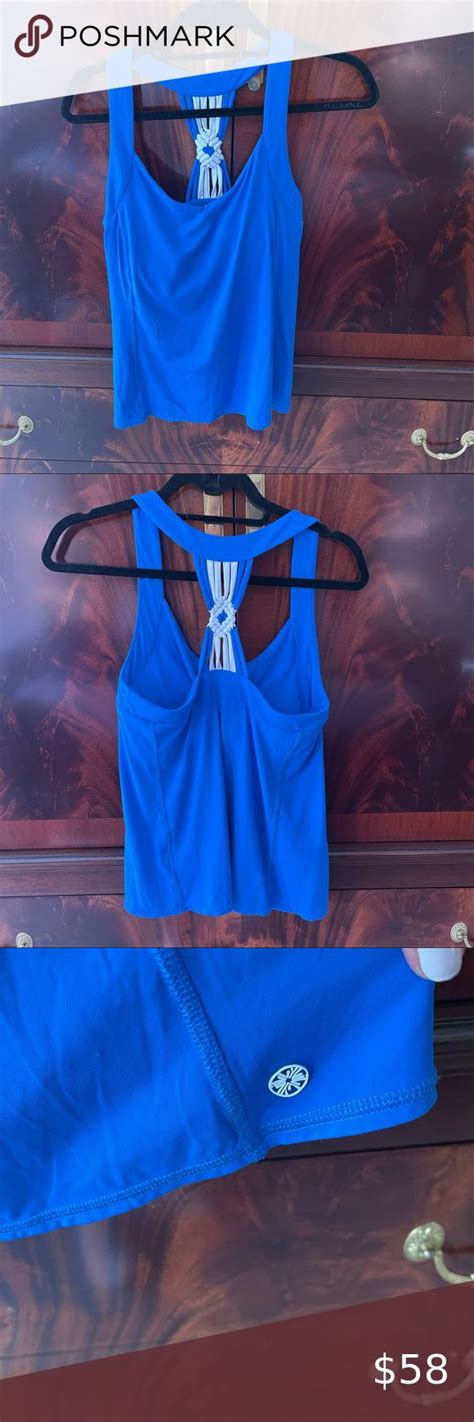 Lilly Pulitzer Luxletic Pilar Bra Tank Upf Bluefin