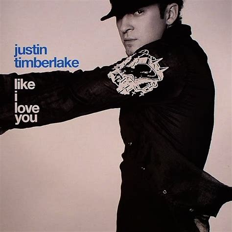 Just Cd Cover Justin Timberlake Like I Love You Official Single Cover From His 2002