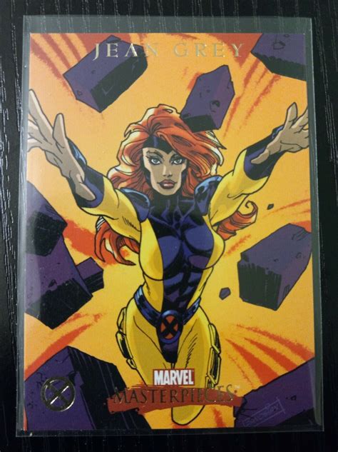 Jean Grey 2007 Upper Deck Marvel Masterpieces X Men Insert X 3 Of 9 EBay