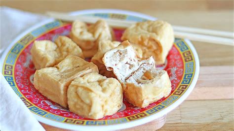 EASY – FRIED TOFU PUFFS!! – Happily Natural