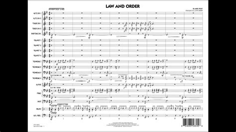 Law and Order by Mike Post/arranged by John Berry Chords - Chordify