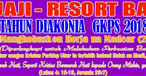 Gkps Batu Aji Resort Batam Barat Logo Tahun Diakonia Gkps 2017