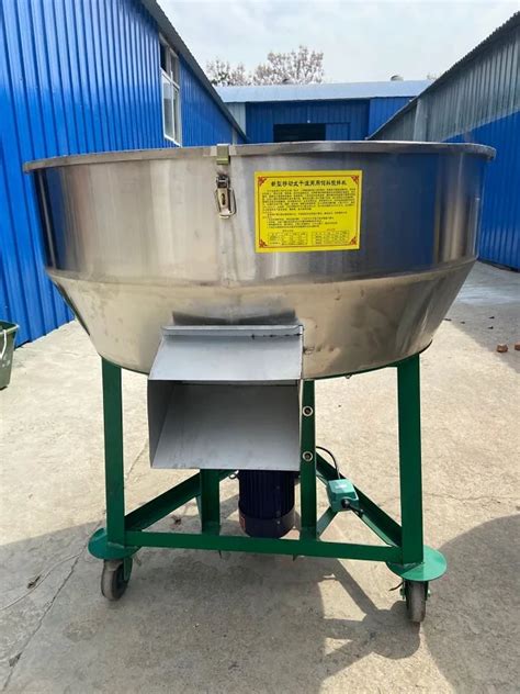 Small Feed Mixer 150kg Diameter 1100mm Depth 420m15kw 380v 220v 3kw