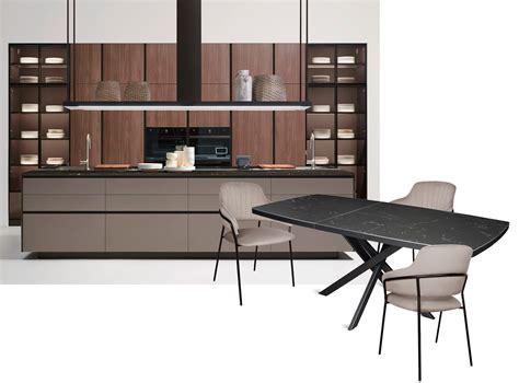 Купить СТОЛ обеденный ARAMIS 140(+40)x90 черный металл/ керамика черный ...