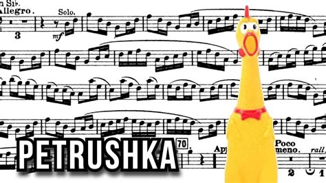 Petrushka Trumpet Solobut Its On Rubber Chicken Shorts Youtube