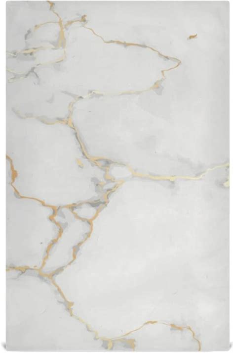 Dreamtimes Luxury White Gold Marble Texture Kitchen Towel 18 X28