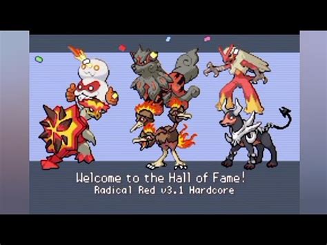 Pokemon Radical Red Fire Monotype Hardcore Mode Elite Champion