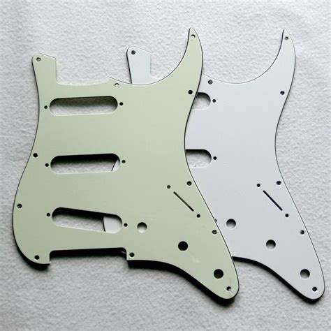 Holes Usa Standard Ply Sss Mint Green St Guitar Pickguard Mint