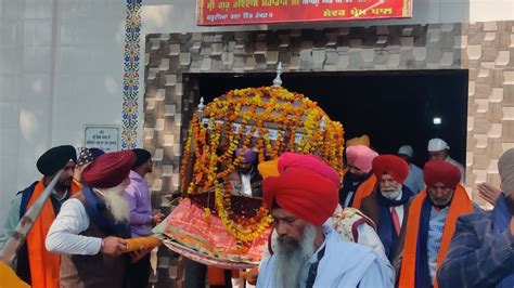 Nagar Kirtan Shri Guru Ravidass Maharaj Ji Pandori Nijjran Shiv Mandir