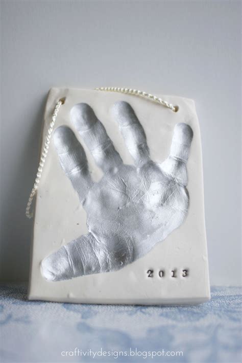 How to Make a Clay Handprint Ornament – Craftivity Designs