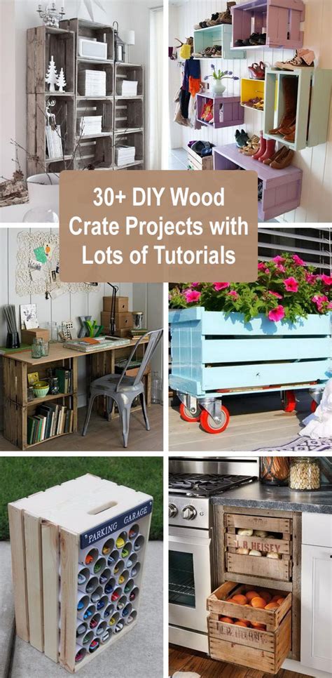 30+ DIY Wood Crate Projects With Lots of Tutorials 2019