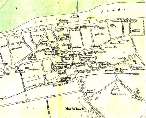 Rhyl Life: MAP OF RHYL, 1884