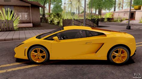 Lamborghini Gallardo Lp Yellow For Gta San Andreas