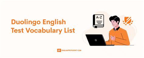 Duolingo English Test Vocabulary List Unlock Success