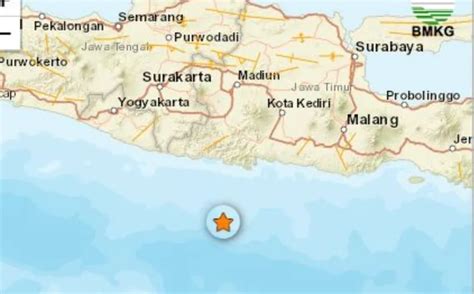 Barusan Terjadi Gempa Terkini Pacitan Jatim Hari Ini 11 Desember 2022