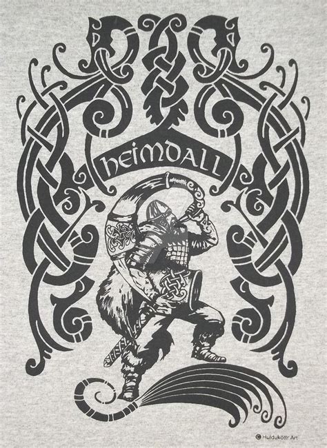 Heimdall By Terrawearusa On Deviantart Norse Mythology Tattoo Viking