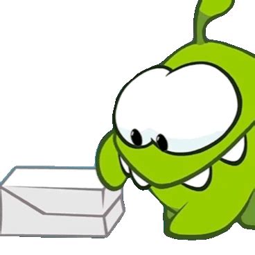 Opening The Box Om Nom Sticker Opening The Box Om Nom Cut The Rope