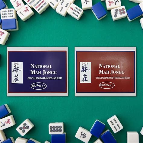 4PCS NEWEST MahJong Card National League Mah Jongg Large Size Rule