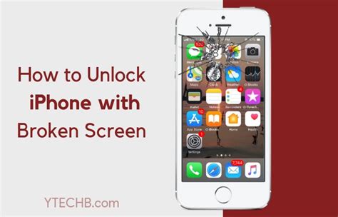 How To Unlock Iphone With Unresponsive Broken Screen Step By Step