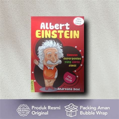 Jual Buku Seri Tokoh Dunia Albert Einstein Full Colour Shopee Indonesia