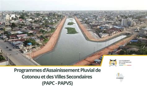 Les Programmes DAssainissement Pluvial De Cotonou Et Des Villes