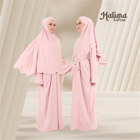 Halima Kaftan Set Mini Telekung Nunha Store