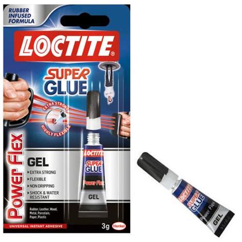 Loctite Power Flex Gel 3g Tube 1621078 LO42801 Super Glue