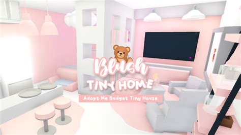 Aesthetic Blush Pink Tiny Home CHEAP Roblox Adopt Me YouTube