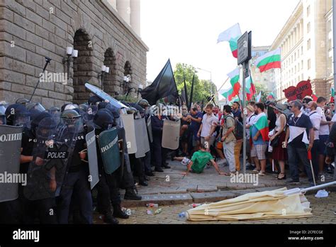 Clashes Between The Gendarmerie And Protesters During An Anti