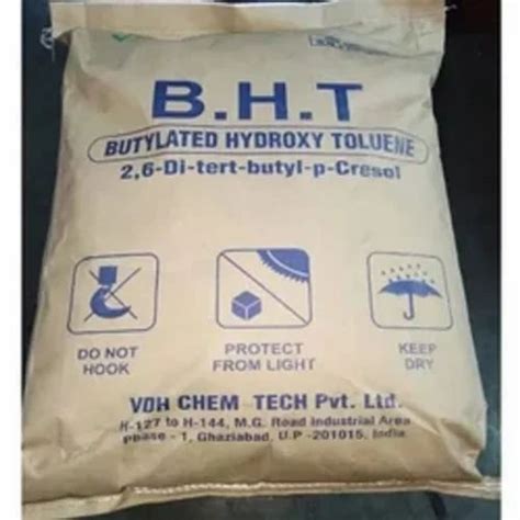 Bht Butylated Hydroxytoluene 25 Kg Bag At Rs 500kg In Mumbai Id