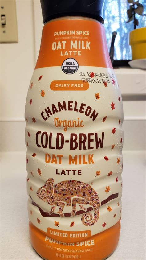 Chameleon Cold Brew Pumpkin Spice Cold Brew Oat Milk Latte Reviews