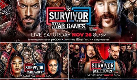 Wwe Survivor Series War Games Match Card