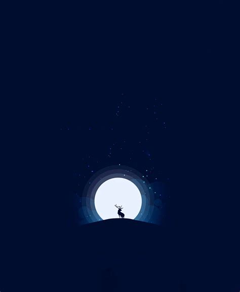 Minimalist moon : r/MobileWallpaper