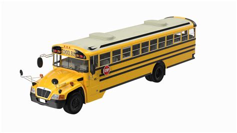 Blue Bird Vision School Bus Rigged 3D Model TurboSquid, 56% OFF