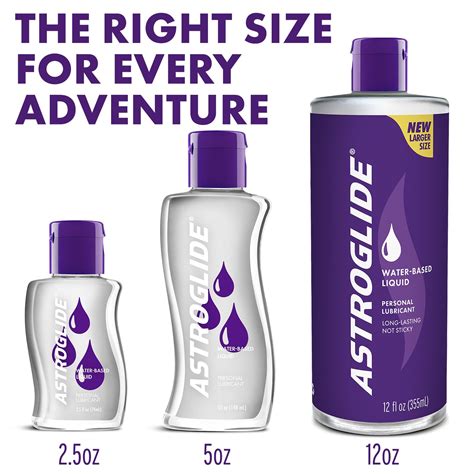 Astroglide Water Based Lube Fl Oz Liquid Personal Lubricant Long Lasting Sex Lube For Men