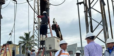 Edesur restablece más del 90 del servicio eléctrico en su zona de