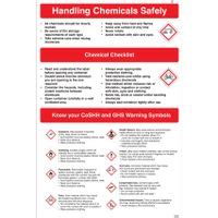 Shop Spill Kill Handling Chemicals Safely Poster Safety Banners And