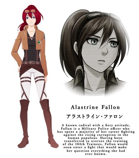 Fallon Character Sheet (AoT OC) Basics by azulann on DeviantArt