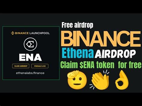 Free Airdrop Ethena Ena Presale In Binance YouTube