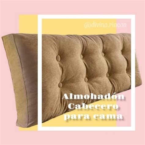 Almohad N Super Grande Para Respaldo De Cama Cabecero