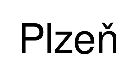 How To Pronounce Plzeň Czechia Youtube