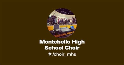 Montebello High School Choir Instagram Linktree