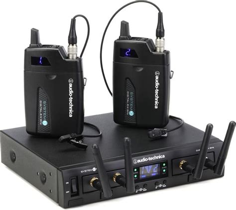 Audio Technica Atw L Dual Lavalier Wireless System Sweetwater