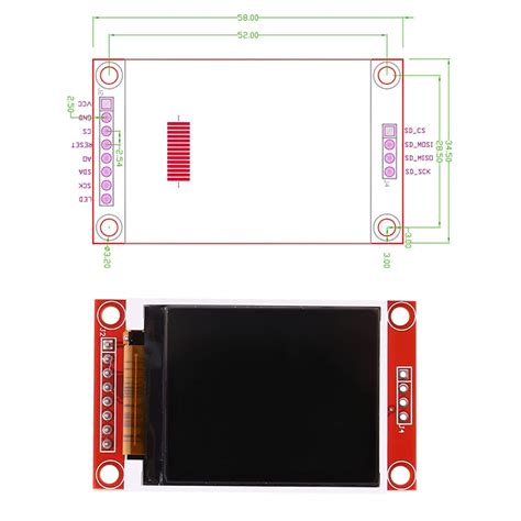 1 8 Inch Tft Lcd Module 128x160 St7735 Controllerstech®