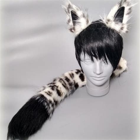 Therian Tail Snow Leopard - Etsy