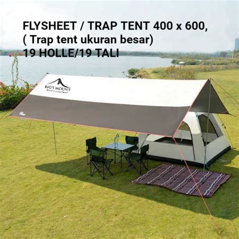 Jual Flysheet Hexagonal X Bigs Mount Warna Flyset X Waterproof