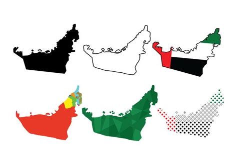 UAE Map Vectors - Download Free Vector Art, Stock Graphics & Images