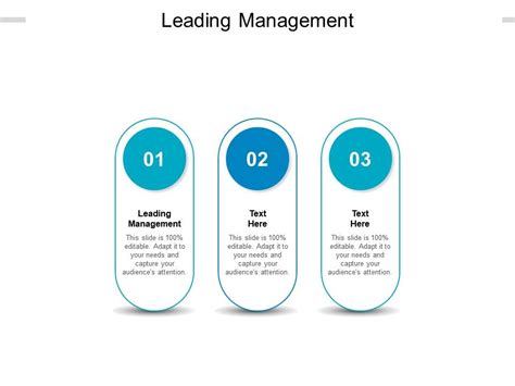 Leading Management Ppt Powerpoint Presentation Icon Format Ideas Cpb