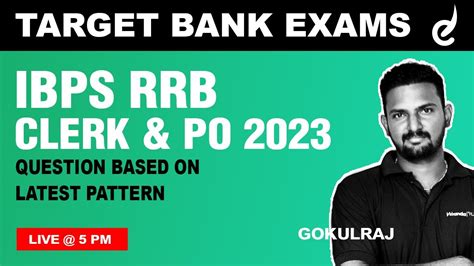 IBPS RRB CLERK PO 2023 Quantitative Aptitude Questions By Gokul Raj